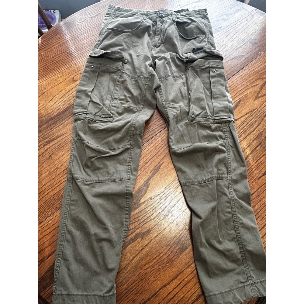 Supply & Demand Olive Green Cargo Pants Utility Streetwear Straight Leg‎ Size M